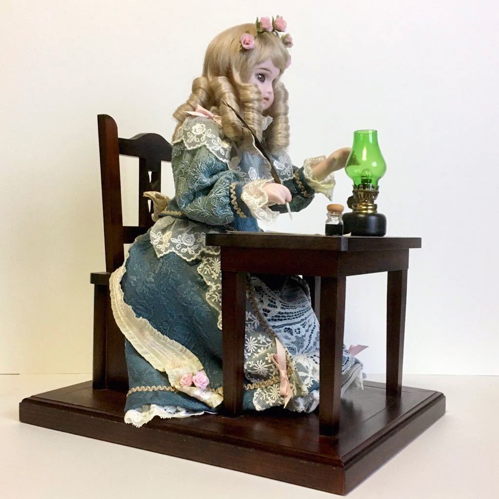オルゴール仕掛け からくり人形 ジュモー オートマタ『手紙を書く少女