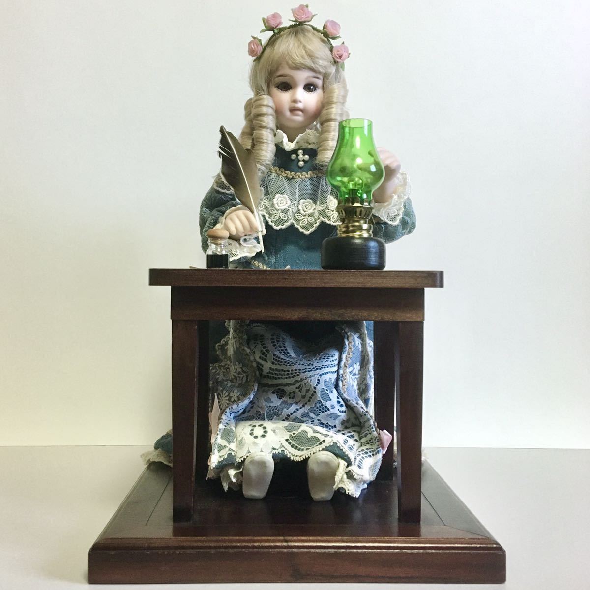 オルゴール仕掛け からくり人形 ジュモー オートマタ『手紙を書く少女