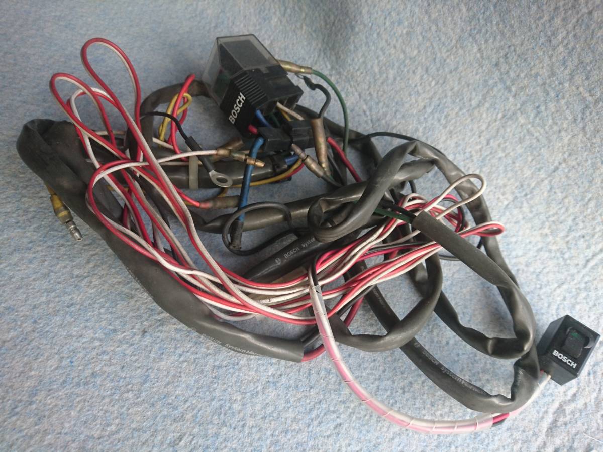 Bosch/ボッシュ スイッチ付きハイパワーリレー回路搭載 ワイヤリング システムハーネス キット System Harness 現状渡し