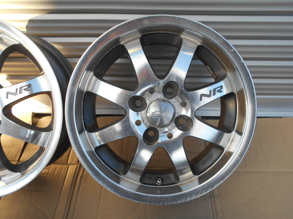 Yahoo!オークション MUGEN NR PCD100 4穴 無限 「無限 ホイール アルミ