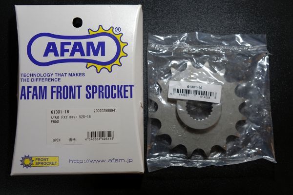【新品】16T BMW F650 F650GS Dakar F650GS Single F650ST AFAM フロント スプロケット 61301-16