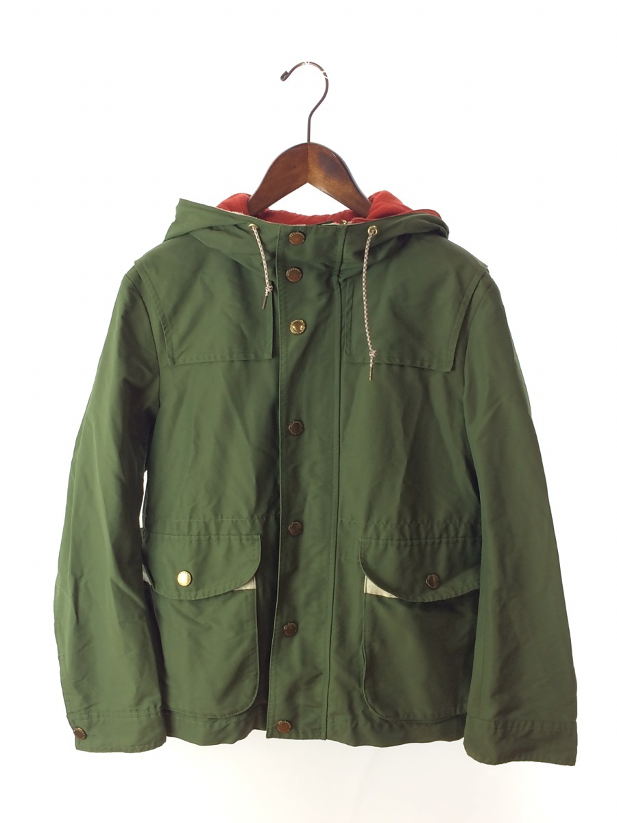 BURBERRY BLACK LABEL オリーブグリーン ジャケット M BURBERRY BLACK LABEL◇マウンテンパーカ/S/コットン/GRN/無地 【公式