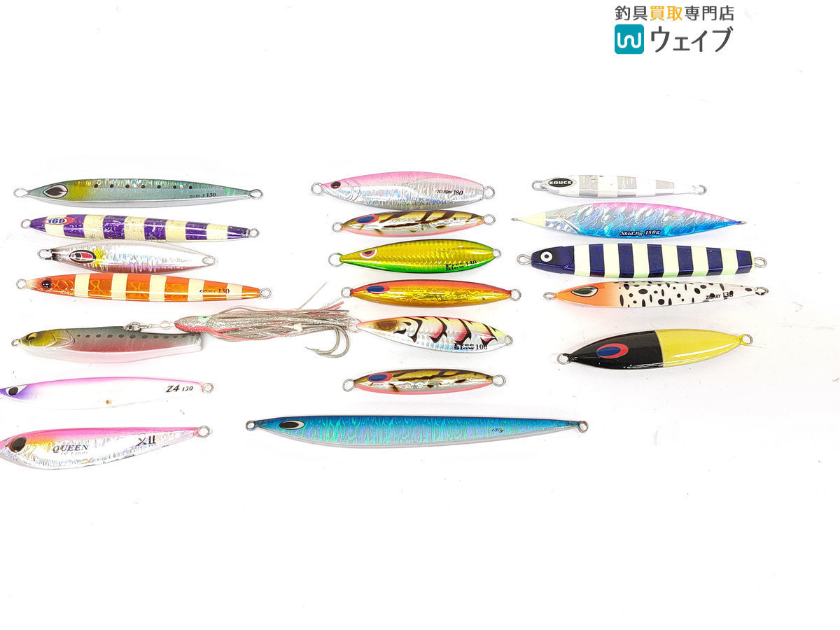 人気SALE，大人気 CB ONE シービーワン Z4 130 ABU アブ ガルシア スキッドジグ 150g シャウト ランス 130 等 計19点セット(メタルジグ)｜売買されたオークション情報、yahooの商品情報をアーカイブ公開 - オークファン 海水