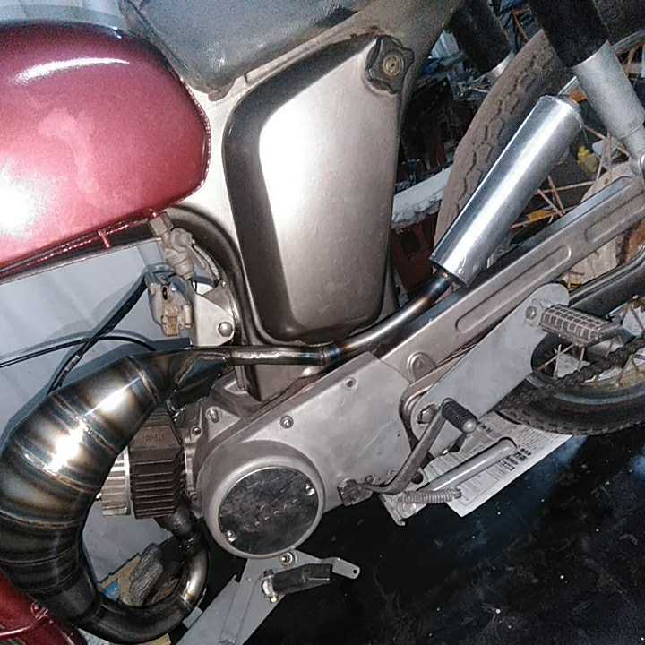 チャンバー製作 ヤマハ YB 1 50 マフラー 検索 タコ足 エキゾースト 