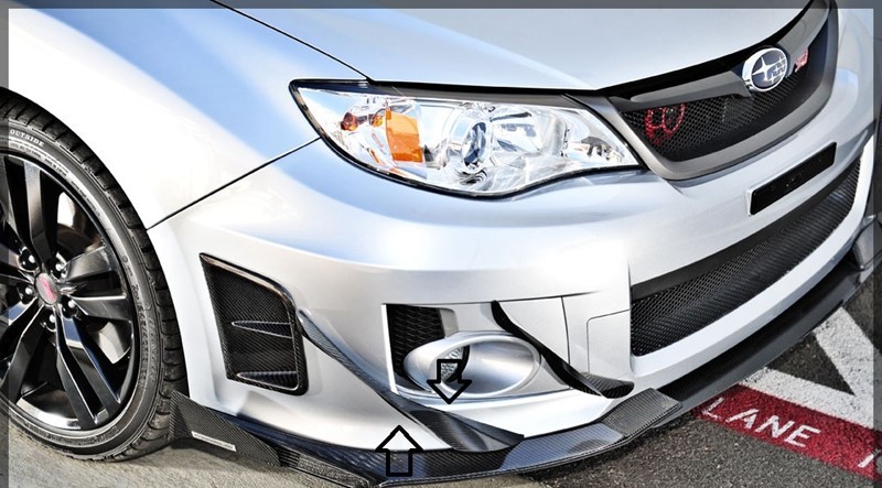 GRB GVB wrx sti 後期 カーボン柄 グリル エアロ フロント 【楽天市場