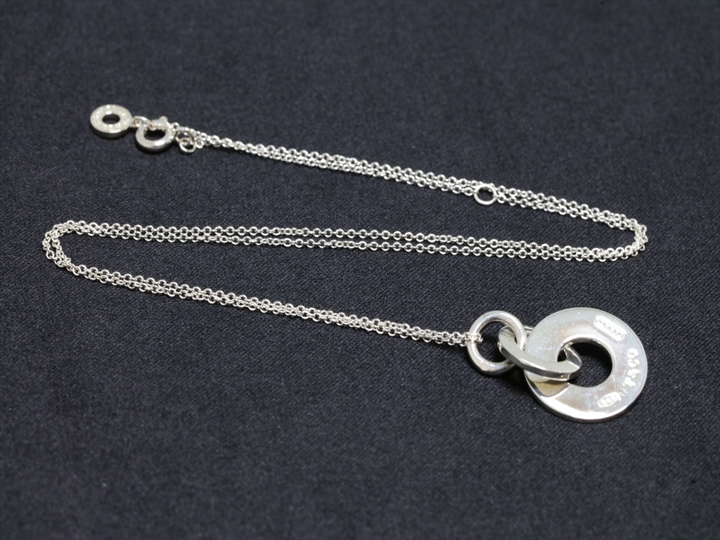 レディース Tiffany & Co. 1837 3連サークルネックレス保存袋付き