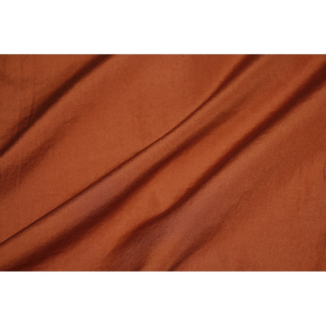 12万 ブリオーニ■アッシュオレンジブラウン■最高級 シャツ●長袖 黒蝶貝●M No.2