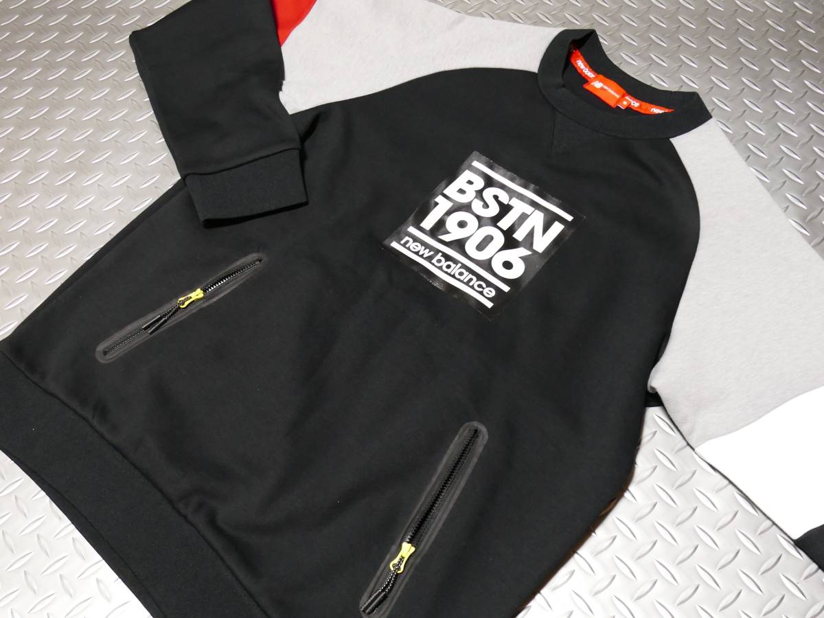  NNB25 秋冬 New Balance ニューバランス METRO フレンチテリースウェットクルーネックプルオーバー 5/BK(その他)｜売買されたオークション情報、yahooの商品情報をアーカイブ公開 - オークファン ジャンパー、ジャケット