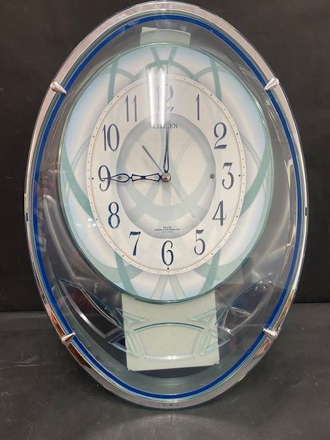 CITIZEN シチズン 掛け時計 パルミューズM454 電波時計 毎正時メロディ