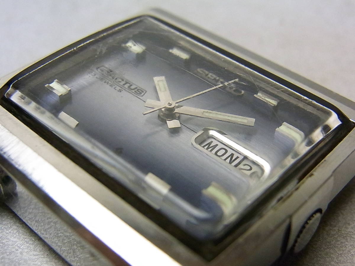 SEIKO 5ACTUS SS 23 ジュエル 自動巻 腕時計 1970年代