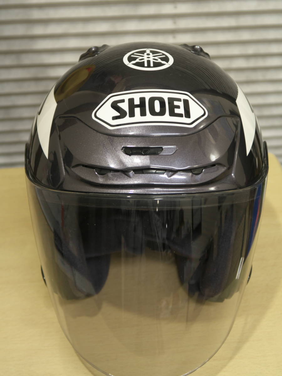 YAMAHA J-FORCEⅡ ストロボカラー 美品超希少SHOEI Lサイズ SHOEI
