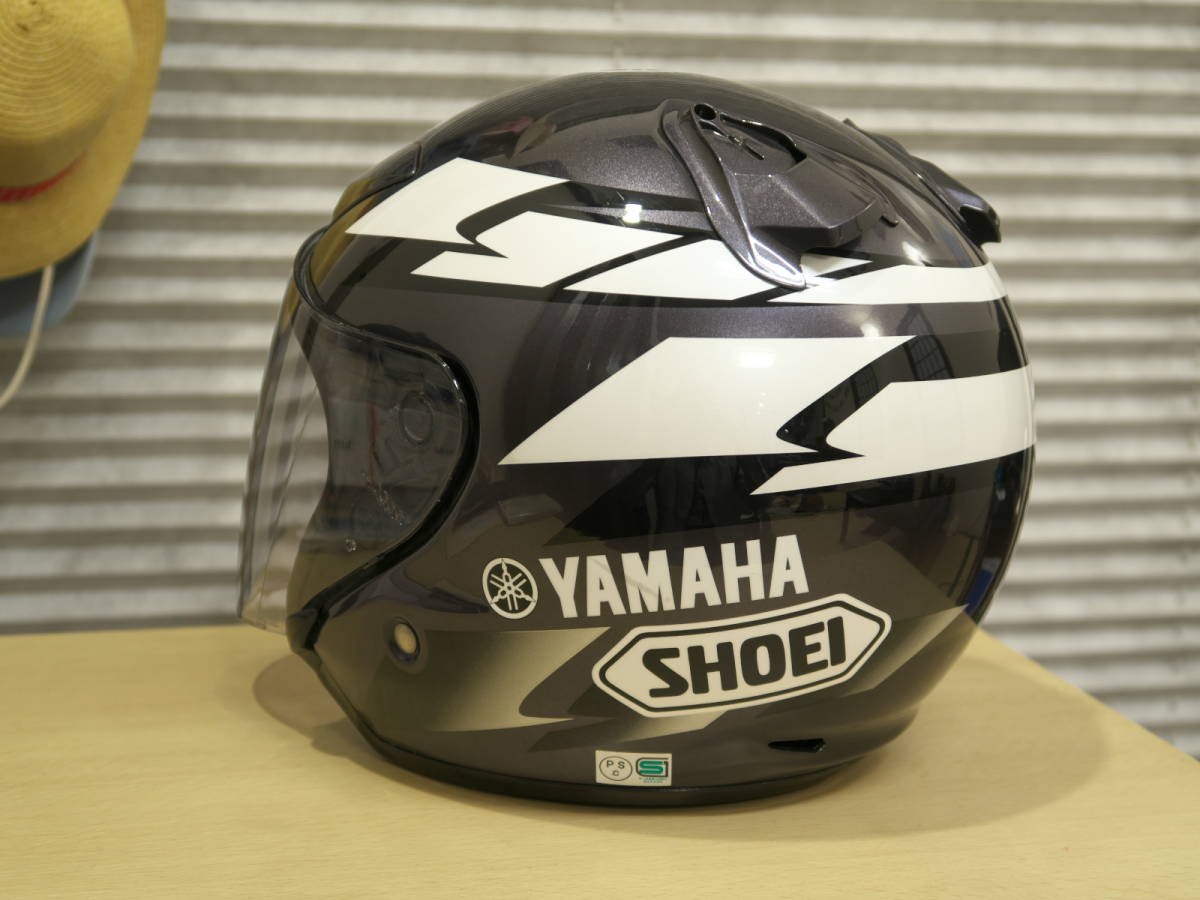 YAMAHA J-FORCEⅡ ストロボカラー 美品超希少SHOEI Lサイズ SHOEI