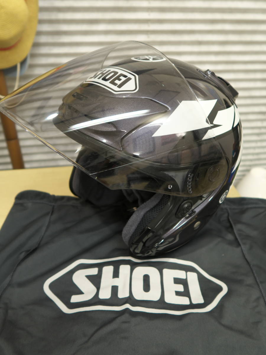 YAMAHA J-FORCEⅡ ストロボカラー 美品超希少SHOEI Lサイズ SHOEI