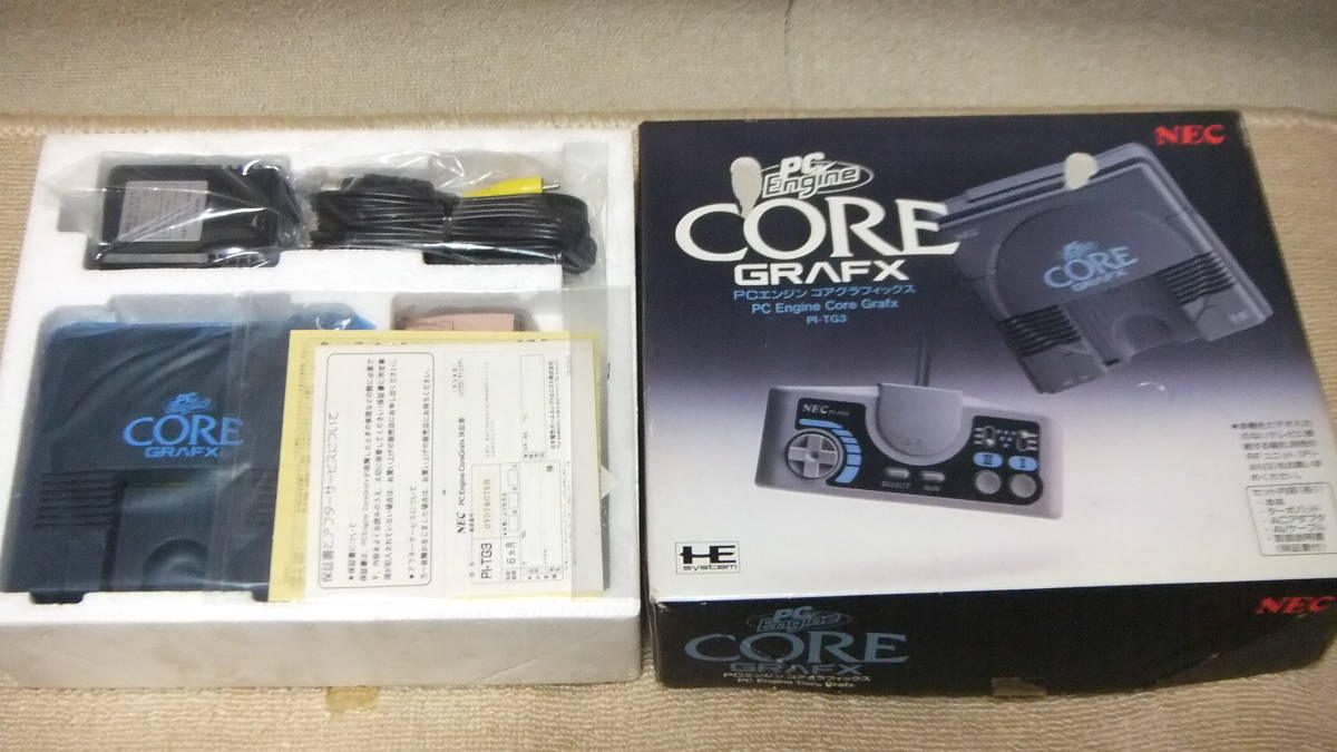 NEC.pcエンジン.コアグラフィクス.未使用品 未使用NEC PCエンジン CORE