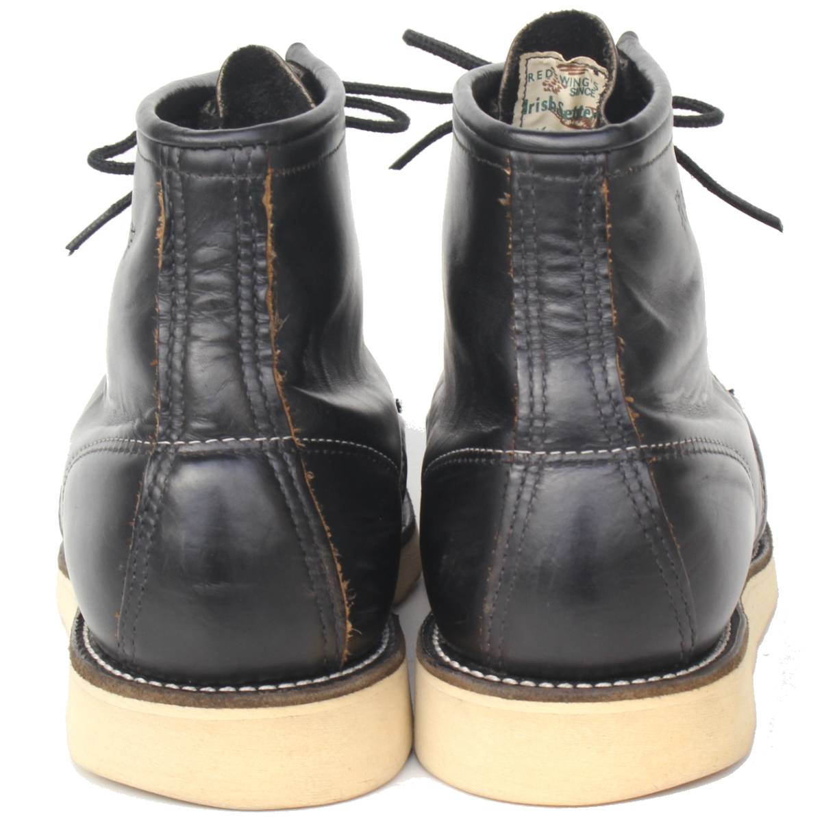 09033)美品茶芯REDWING香港返還8179レッドウィング9.5E約27.5cm (四角 