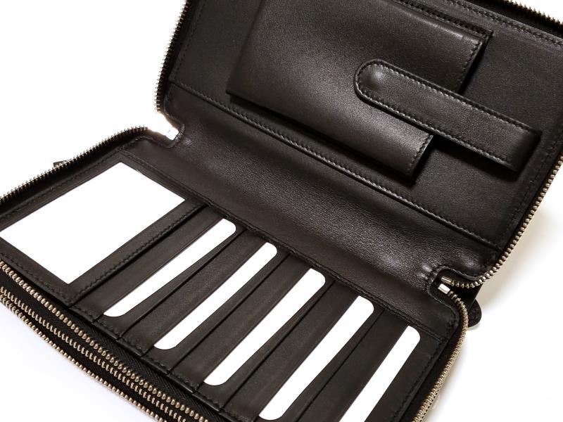 GUCCI 22万本物新品GUCCI マイクログッチ シマGGパターン型押しレザー