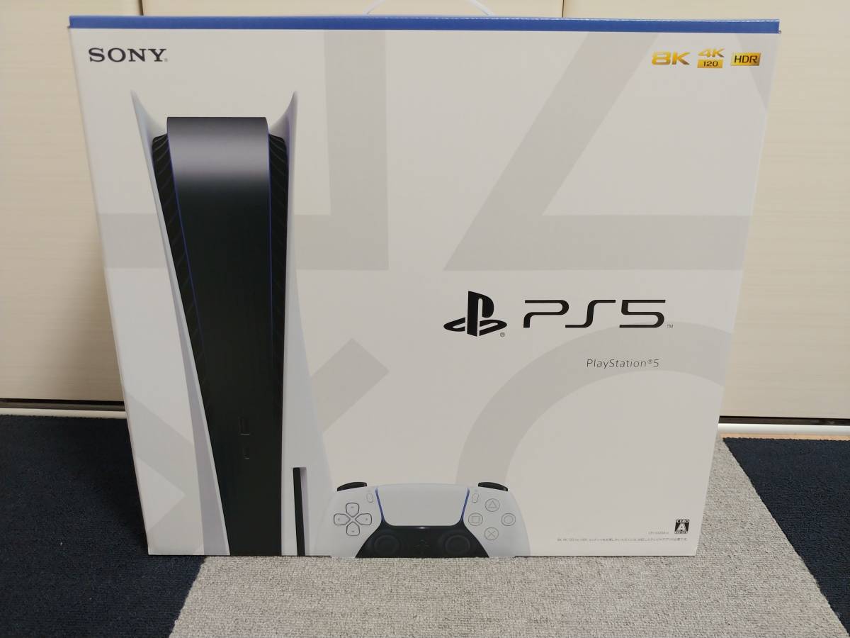 【新品・送料無料】SONY PlayStation5 PS5 プレステ5 本体 ディスクドライブ搭載モデル 本体(CFI-1000A01)_1