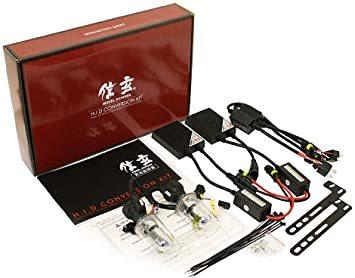 8000K H4リレーレス 信玄　プロ推奨!絶品プレミアムHIDキット H4 リレーレス 55W 8000K 1年保