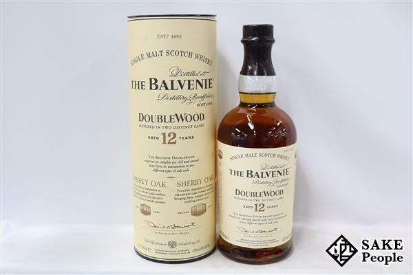 ◇注目! ザ・バルヴェニー ダブルウッド 12年 700ml 40％ 箱付き スコッチ