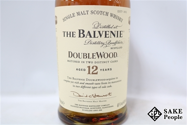 ◇注目! ザ・バルヴェニー ダブルウッド 12年 700ml 40％ 箱付き スコッチ