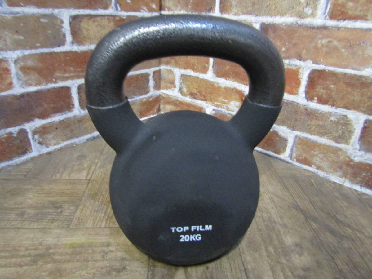 高品質，定番人気 TOP FILM ケトルベル 20Kg 筋トレ W-7519(バーベル、ダンベル)｜売買されたオークション情報、yahooの商品情報をアーカイブ公開 - オークファン バーベル、ダンベル