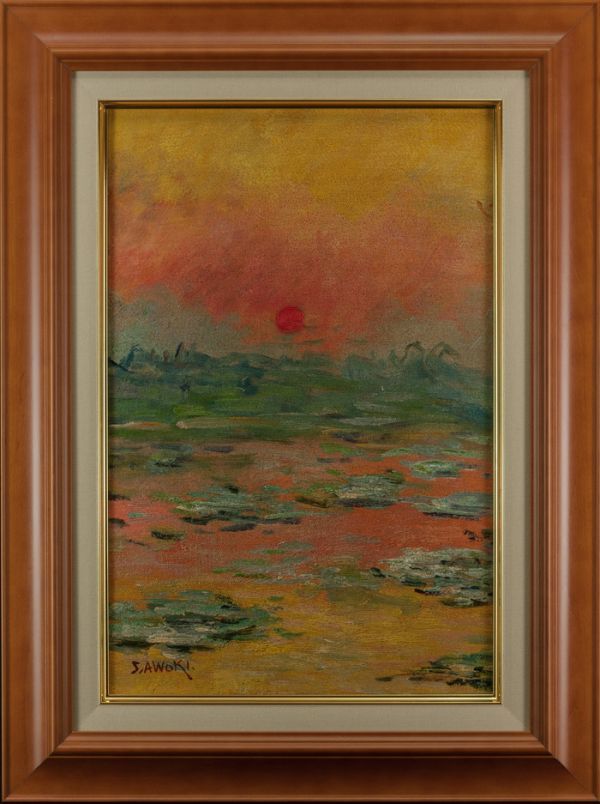絵画 油彩 羽沢清水 シャルトル 油絵SMキャンパスのみ 送料無料