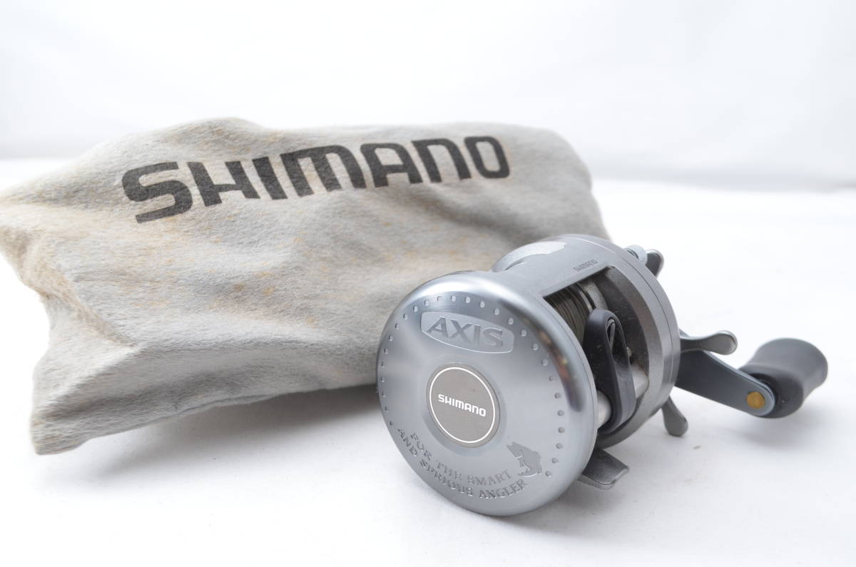 B◇SHIMANO シマノ AXIS アクシス 101 ベイトリール 左ハンドル 釣具