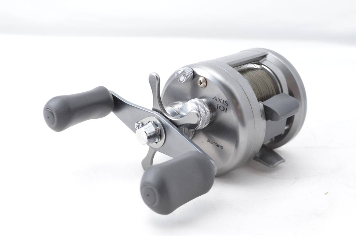 B◇SHIMANO シマノ AXIS アクシス 101 ベイトリール 左ハンドル 釣具