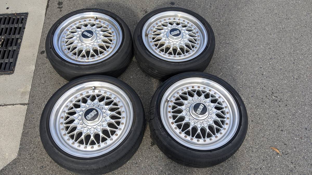 15インチ PCD100 4穴 - RS BBS RS189 Yahoo!オークション 6j＋38 希少 