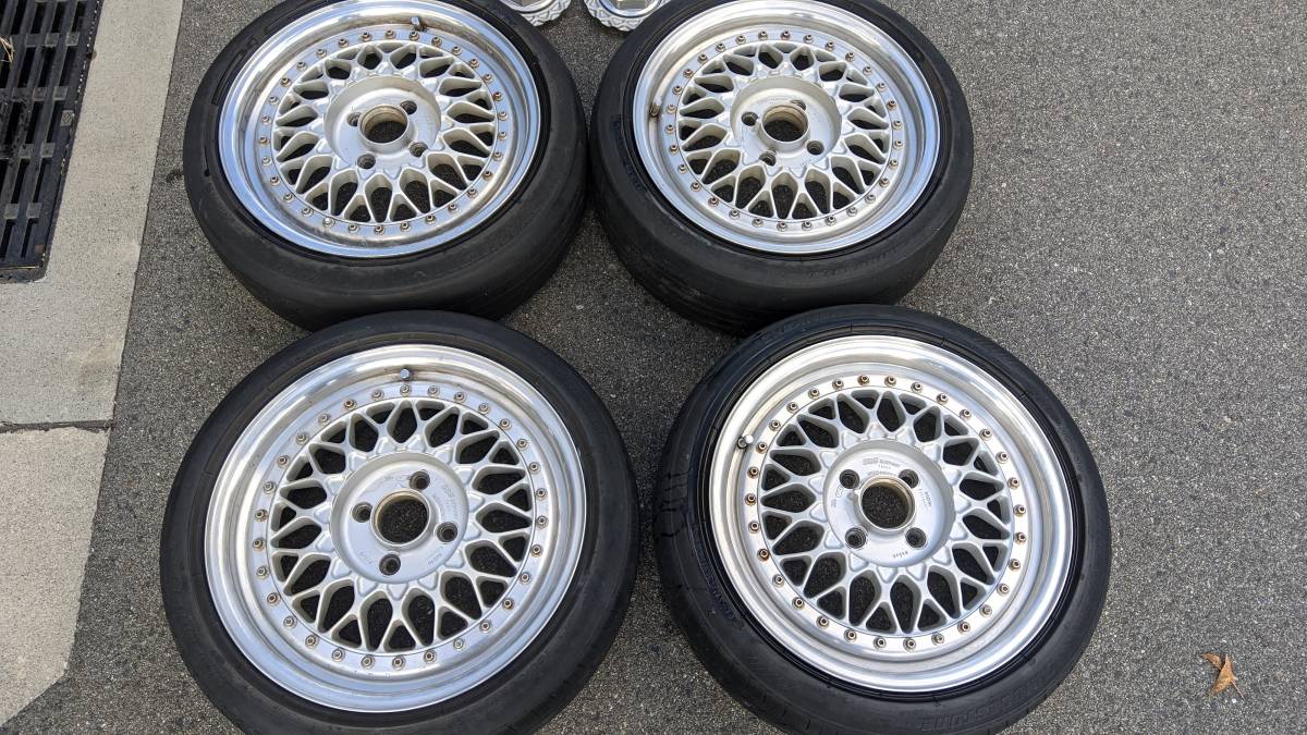 BBS RS RS189 4H PCD100 6J OFF+38 15インチ BBS RS 15
