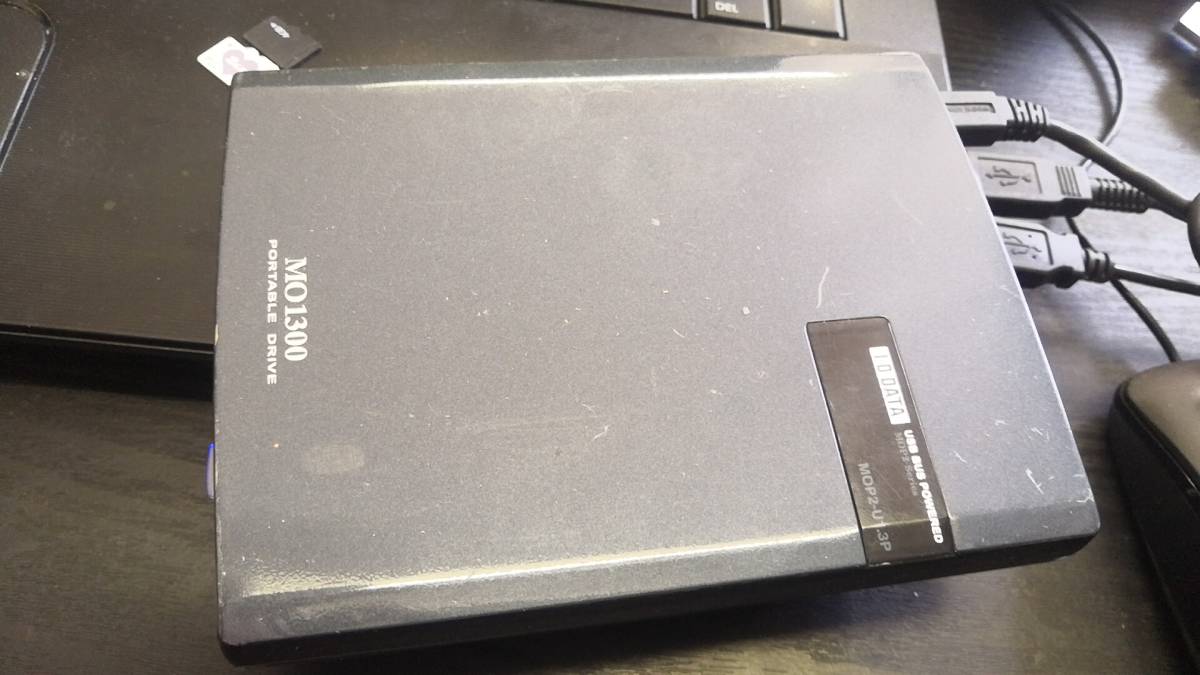 DATA I-O MOドライブ USB 1.3GB | MOP2-U1.3P IODATA MOA-i1300 （管：2A2