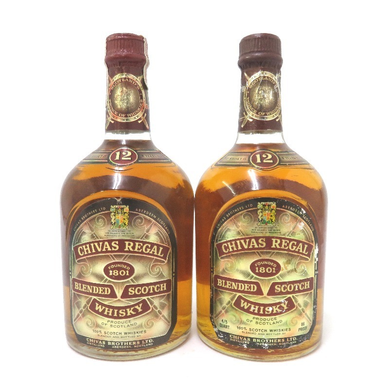 【定番，お買い得】 シーバスリーガル 12年 2本セット 760ml 箱なし(スコッチ)｜売買されたオークション情報、yahooの商品情報をアーカイブ公開 - オークファン スコッチ