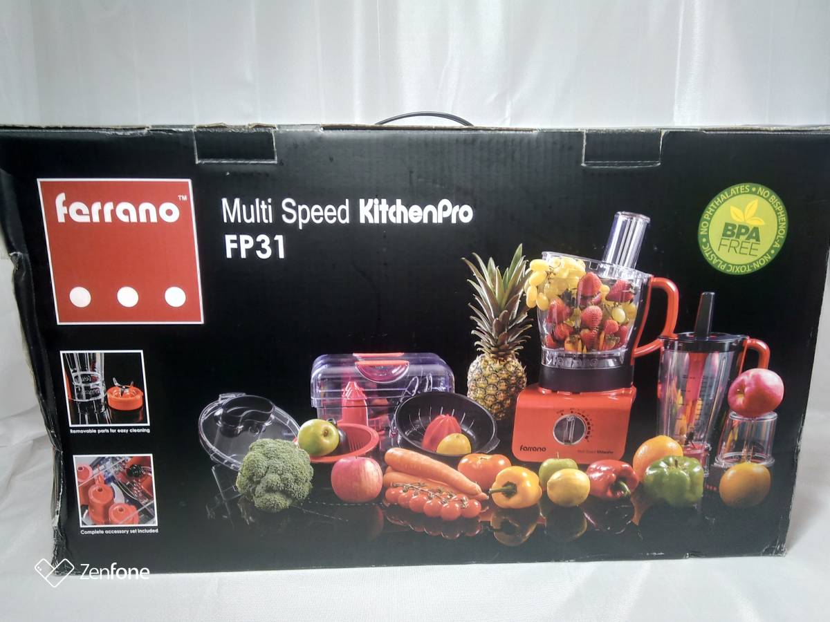 FARRANO フェラーノ キッチン プロ KITCHEN PRO FP31 YDK◇ミキサー・フードプロセッサー Ferrano KITCHEN PRO FP31 [レッド