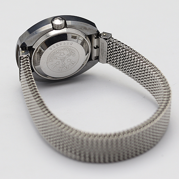 1円☆稼働品【ラドー/RADO】バルボア デイト シルバー文字盤 カット