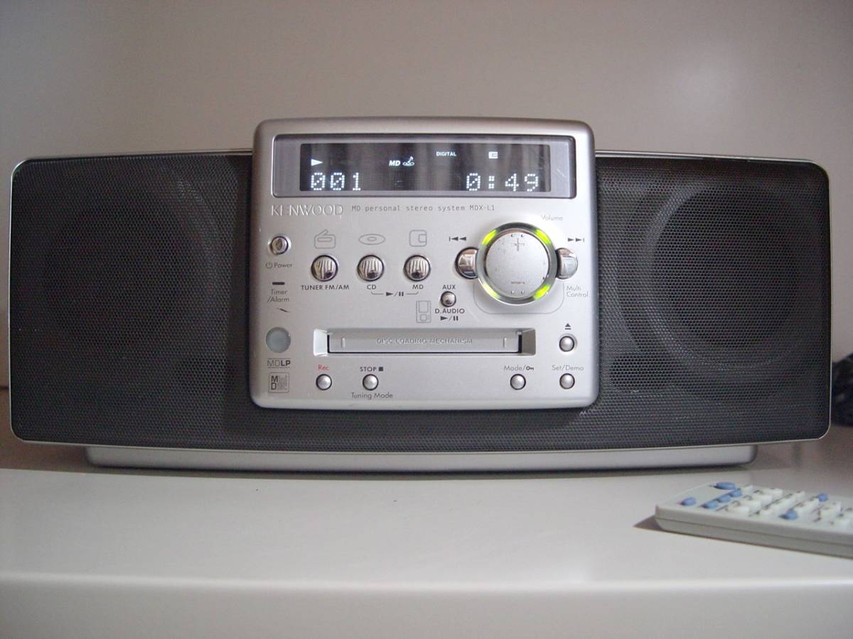 Kenwood MDX-L1 MDプレーヤー付きオーディオ ホワイト 即日発送