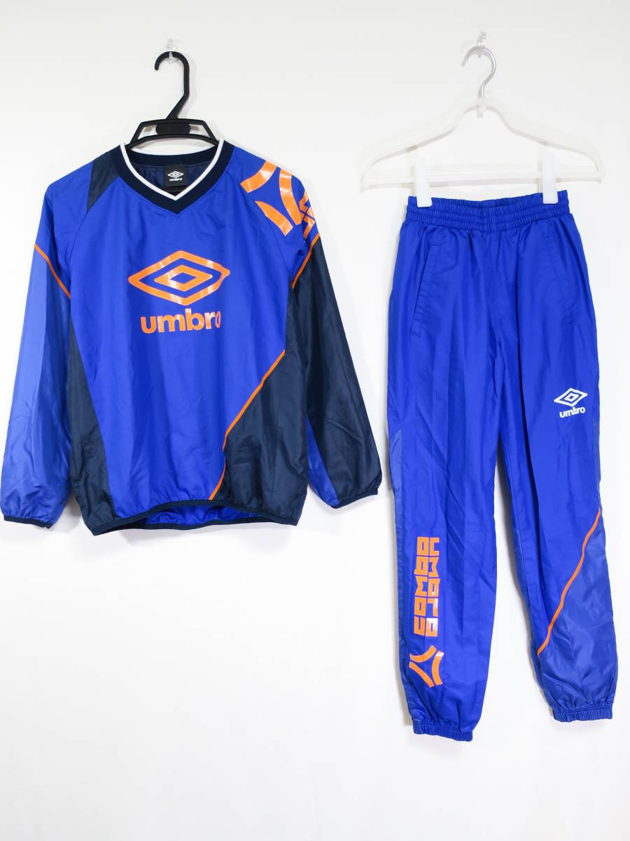 品質保証，低価 アンブロ UMBRO UBA4538J 裏地メッシュ ピステ トレーニングウェア セットアップ 上下 ジュニア 150cm キッズ 子供 ジャージ(ウインドブレーカー)｜売買されたオークション情報、yahooの商品情報を ウインドブレーカー