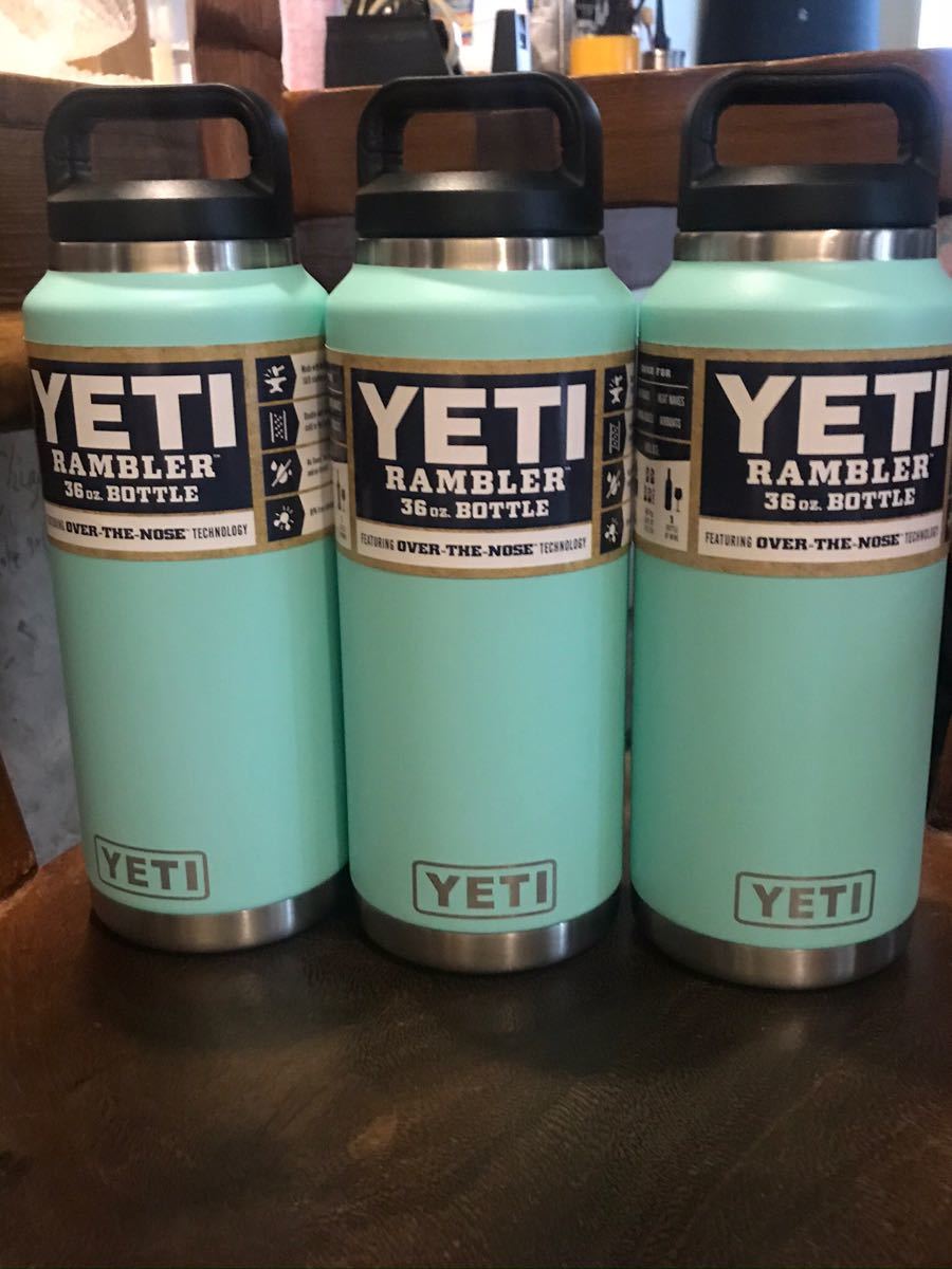  訳あり 3個組 ライトグリーン YETI イエティ RAMBLER Bottle 36oz 約1060ml クーラーボトル 水筒(1.0リットル～)｜売買されたオークション情報、yahooの商品情報をアーカイブ公開 - オークファン 1.0リットル～