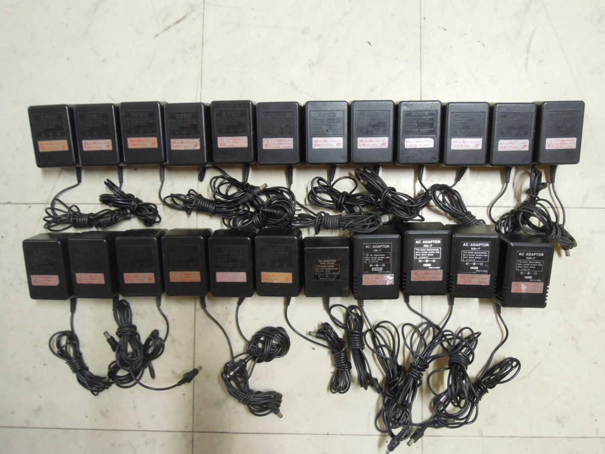  T868 Nintendo/任天堂/SUPER FAMICOM/スーパーファミコン用アダプタ 23台まとめ/HVC-002 &times;19台/HA-7 &times;4台 未確認(本体、アクセサリー)｜売買されたオークション情報、yahooの商品情報をアーカイブ 本体、アクセサリー
