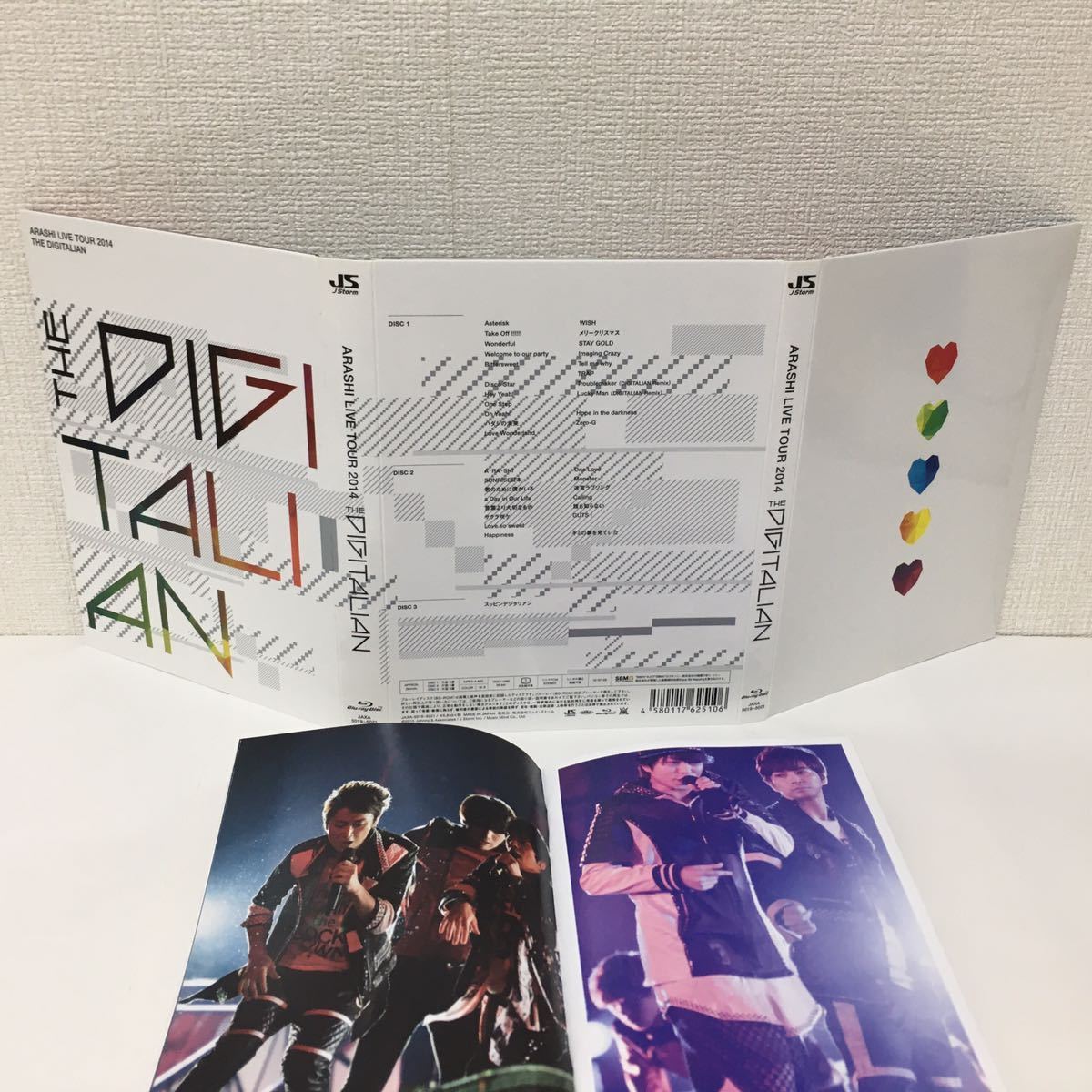 安い販促 美品 送料無料 嵐 blu-ray ARASHI LIVE TOUR 2014 THE