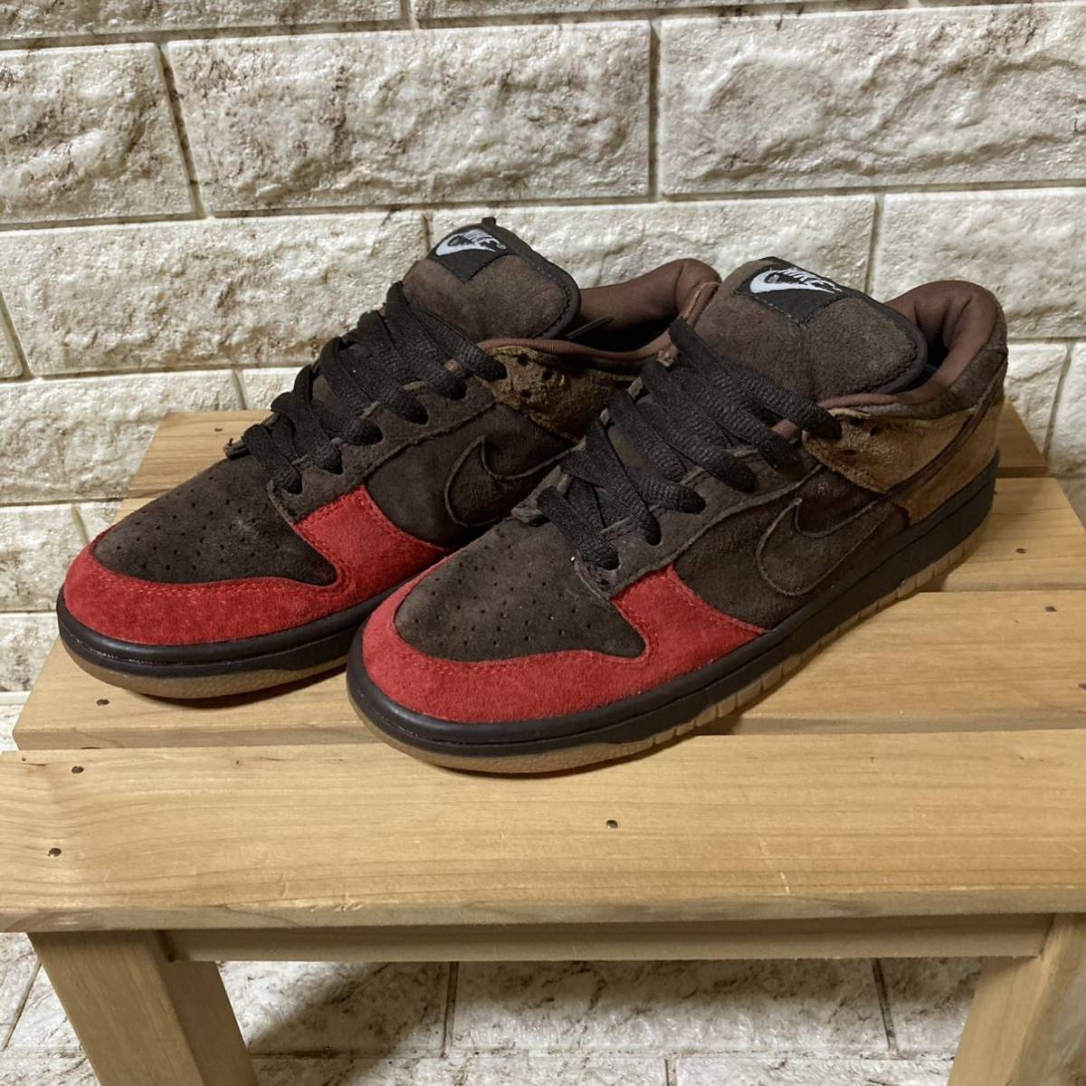 中古美品】ナイキ Dunk Low Pro SB 「Bison/つま赤」 26cm 【公式通販】