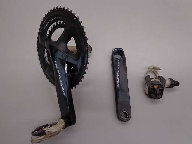 【豊富な，限定セール】 SHIMANO ULTEGRA R8000 ＴＩＭＥペダル付き 訳あり(クランク)｜売買されたオークション情報、yahooの商品情報をアーカイブ公開 - オークファン クランク