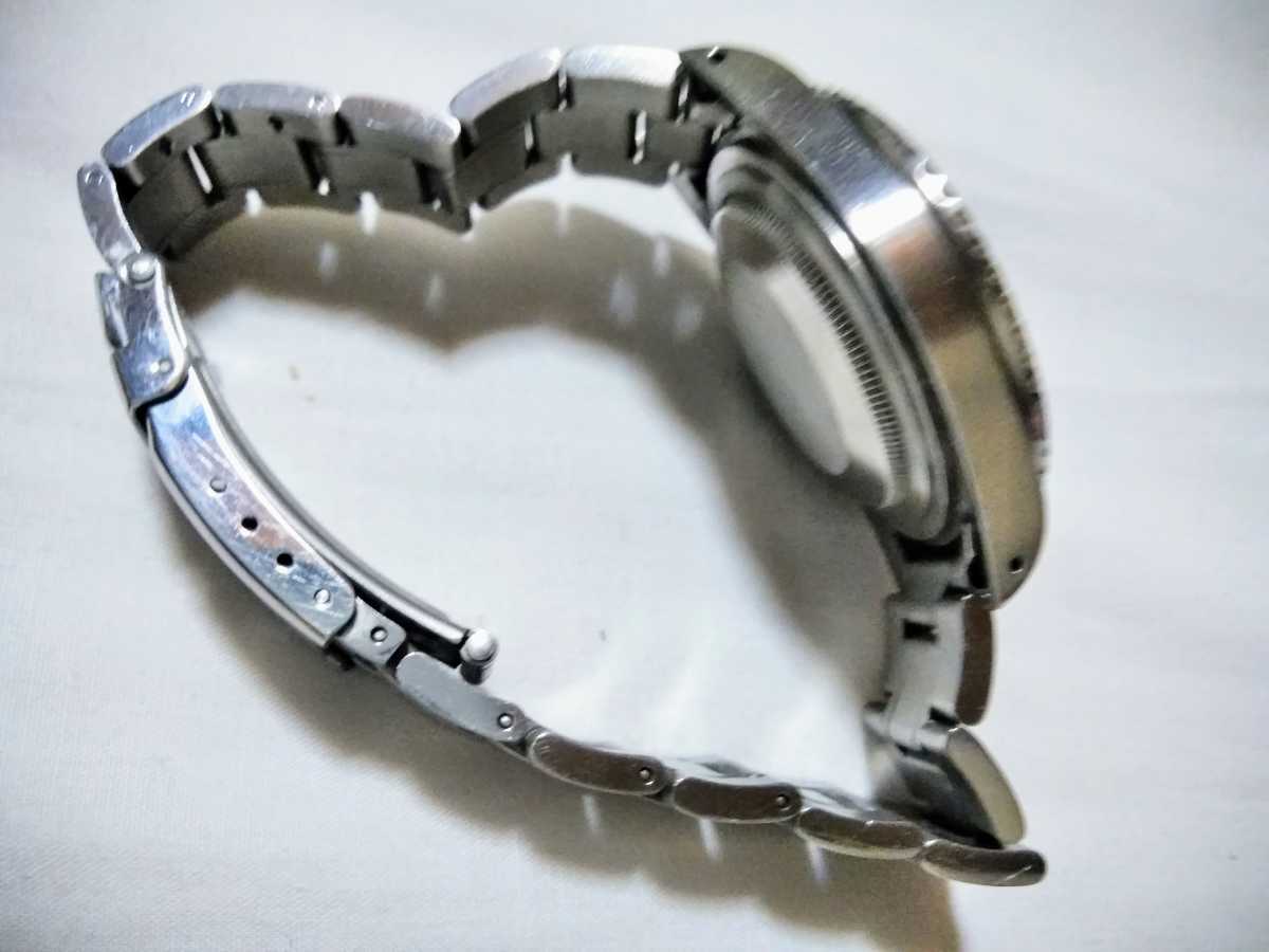 アンティークダイバー　自動巻時計　ミッキー　ジャンク扱いで セイコー SEIKO 自動巻き レッド C-0035| ブラックミラーダイヤル