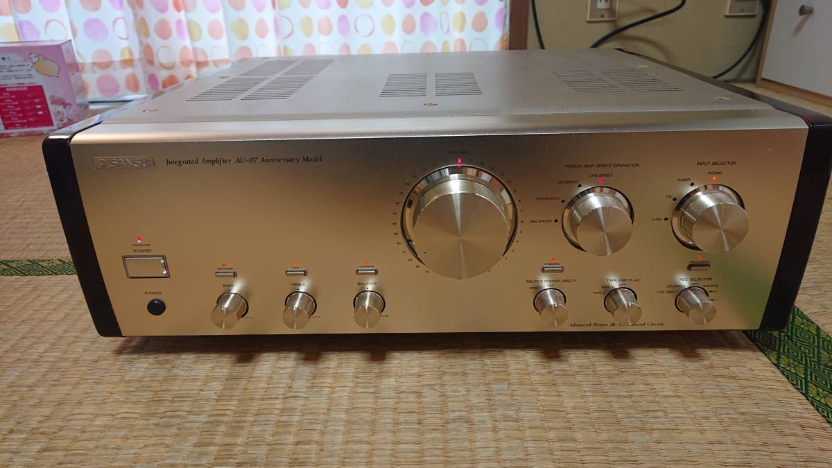高品質，人気セール SANSUI AU-07 Anniversary Model 動作(サンスイ)｜売買されたオークション情報、yahooの商品情報をアーカイブ公開 - オークファン サンスイ