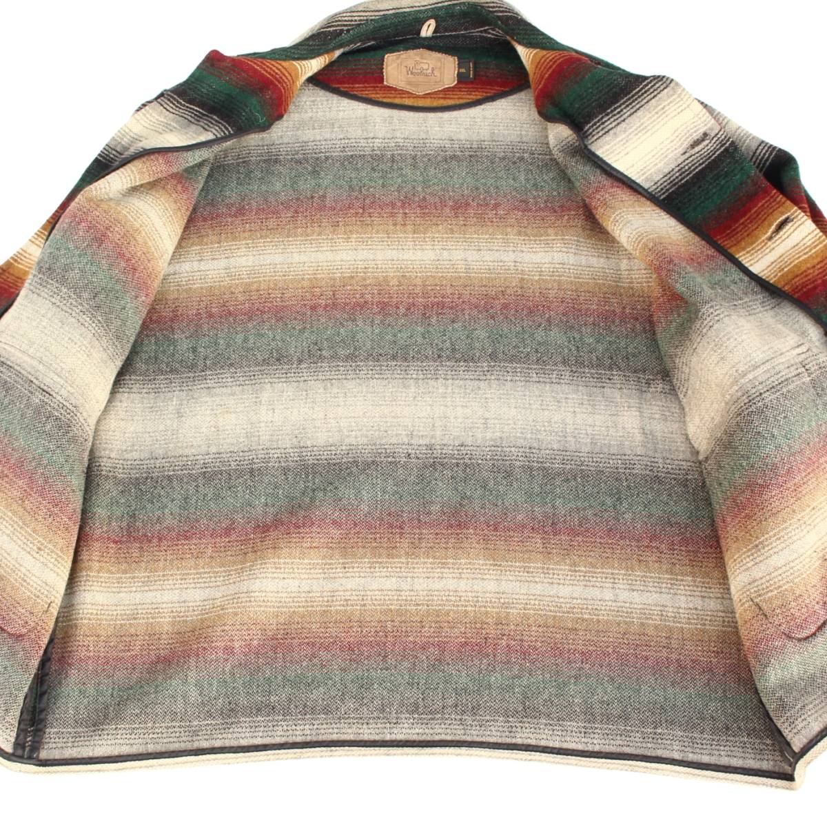 09114)WOOLRICHウールリッチMADE IN USAネイティブ柄ウール ジャケット 09114)WOOLRICHウールリッチMADE IN USAネイティブ柄ウール ジャケット