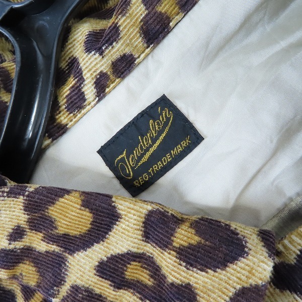 TENDERLOIN/テンダーロイン T-CORDUROY SHT A コーデュロイ レオパード