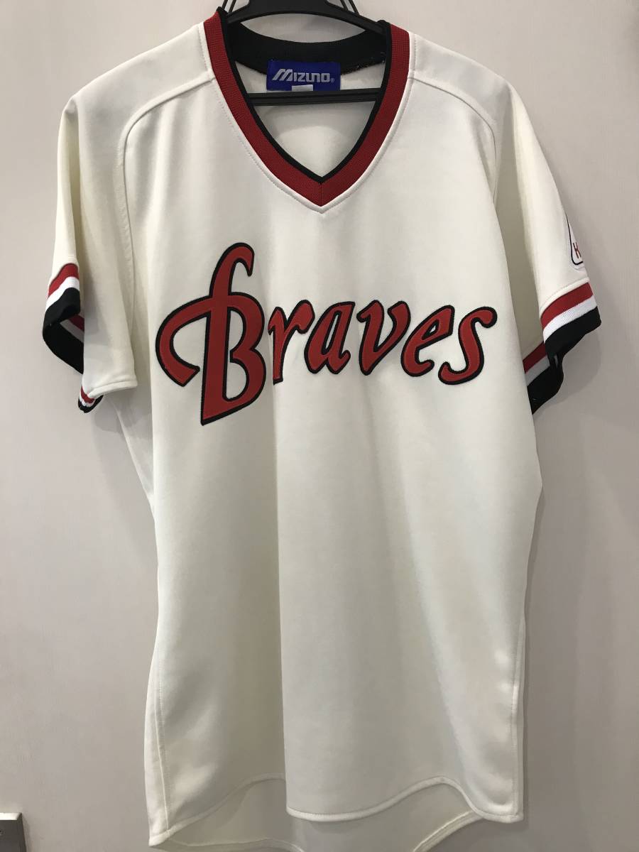 阪急ブレーブス ユニフォーム ミズノ 復刻 刺繍 美品 大阪近鉄 バファローズ オリックス 野球 CLASSIC MIZUNO 美品阪急ブレーブスレプリカユニフォームMサイズ背番号なし Yahoo 西宮球場 -