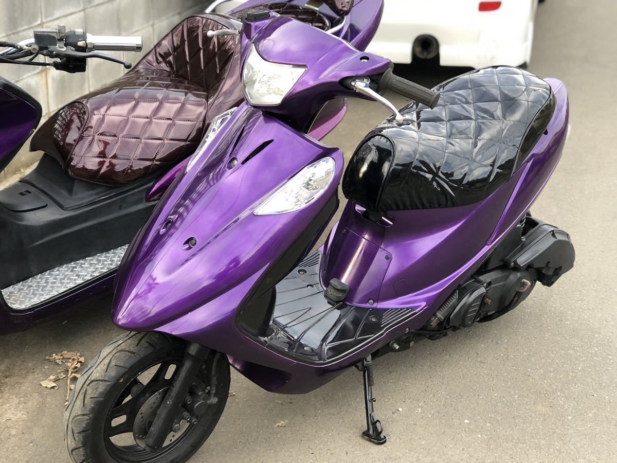 アドレスv125g K7 低走行カスタム 塗装車両 部品多数 配送OKの入札履歴 