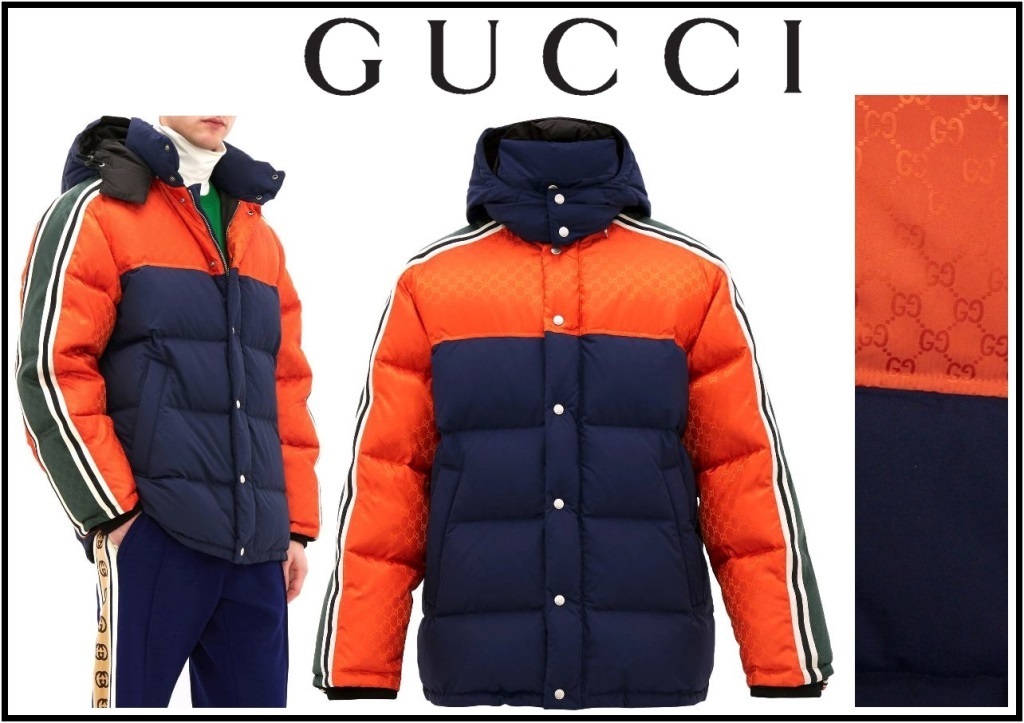 30万新品◇50=L◇GUCCI グッチ GGジャカードキルティングダウン  