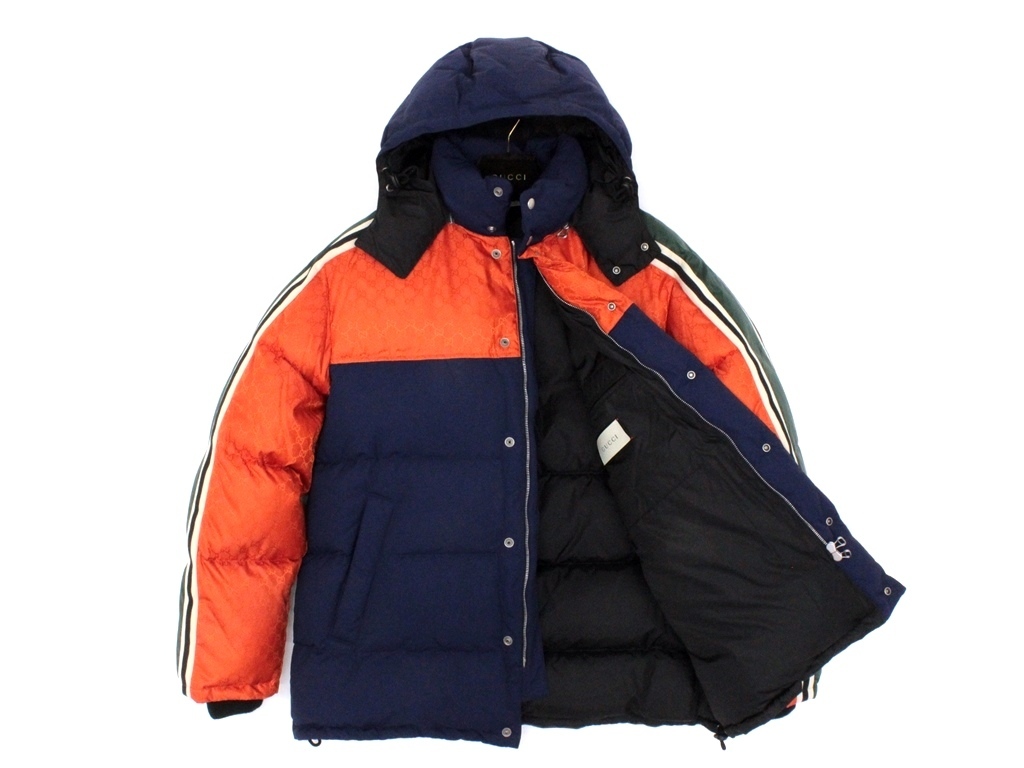 30万新品◇50=L◇GUCCI グッチ GGジャカードキルティングダウン
