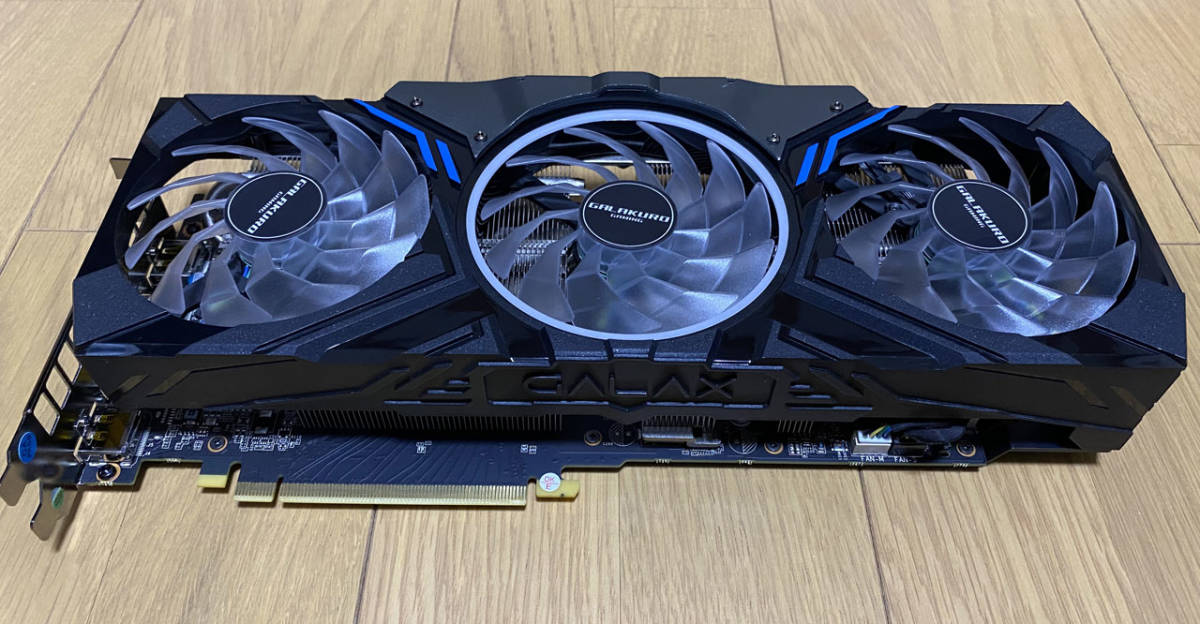 GeForce RTX 2070 SUPER (GALAKURO GAMING / GALAX) 再出品 玄人志向